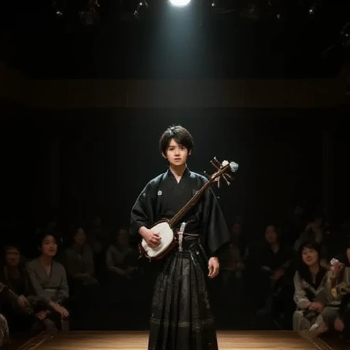 Japanese man playing the shamisen Z Image Base v1