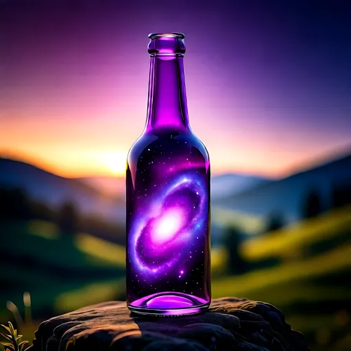 Botella Galáctica Creativa