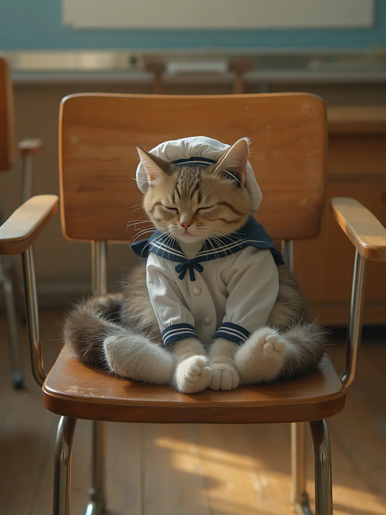 猫キャラクター高精細生成