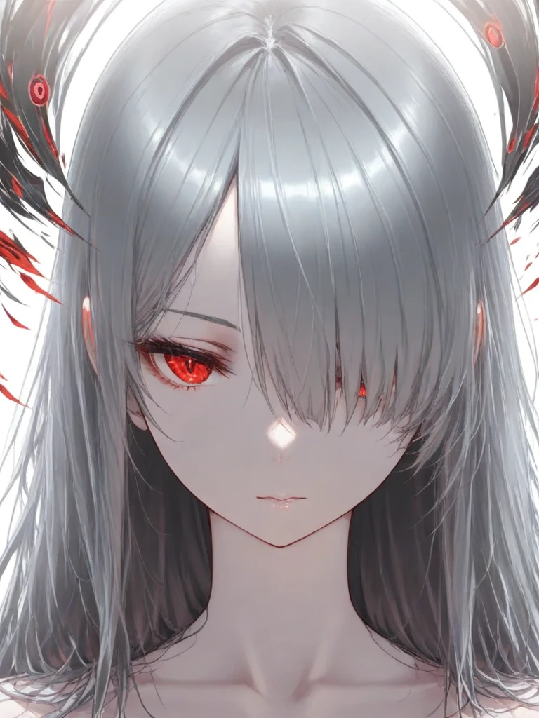 hair over one eye 0.1