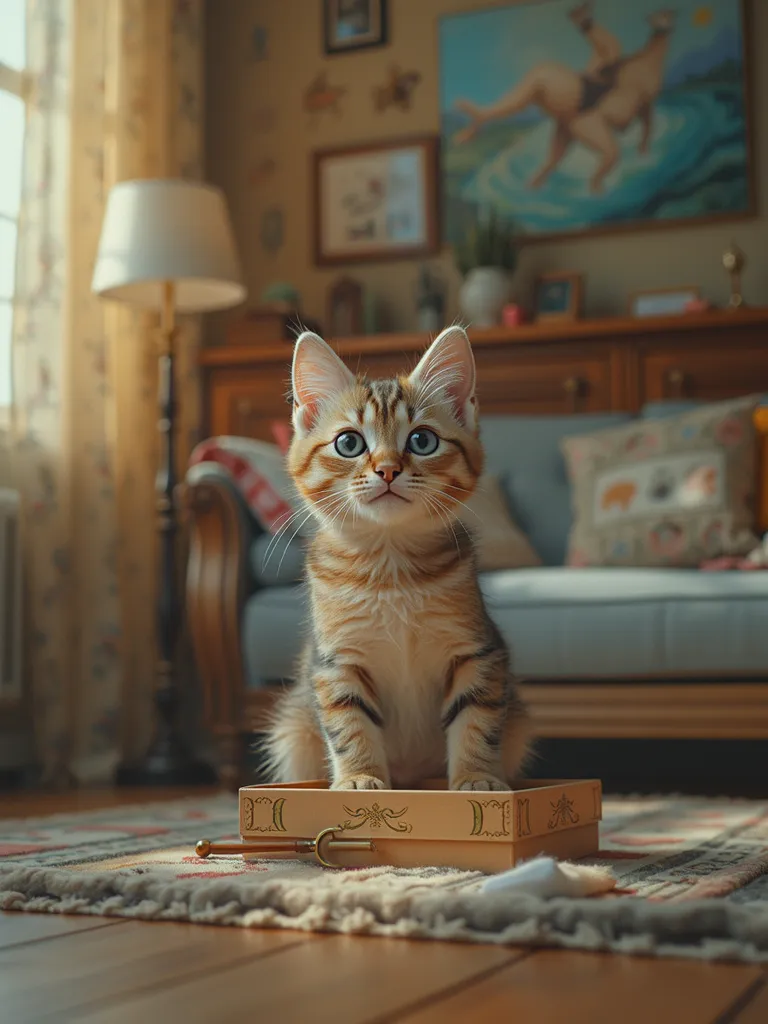 高精細猫画像生成フロー