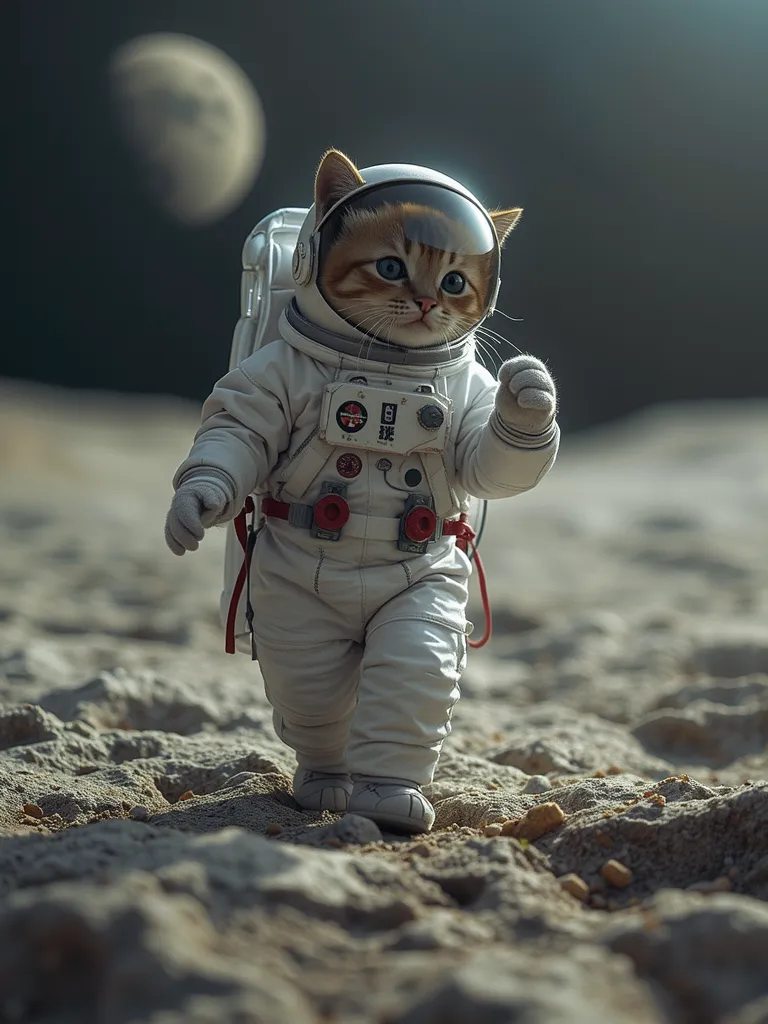 宇宙探査ネコ生成フロー