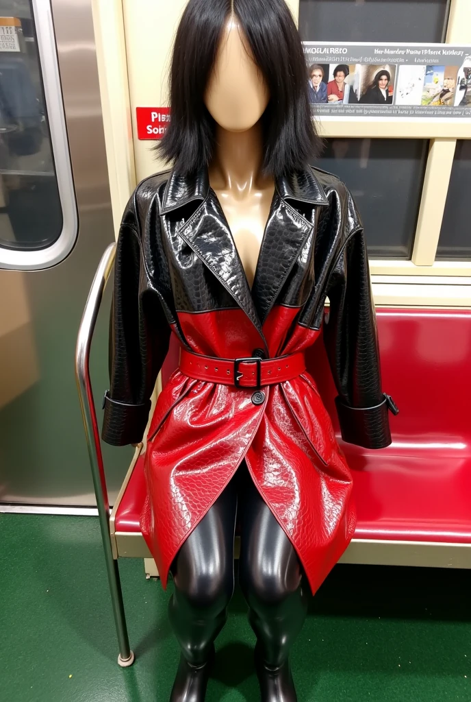 Alligator Textured Raincoat - FLUX V1