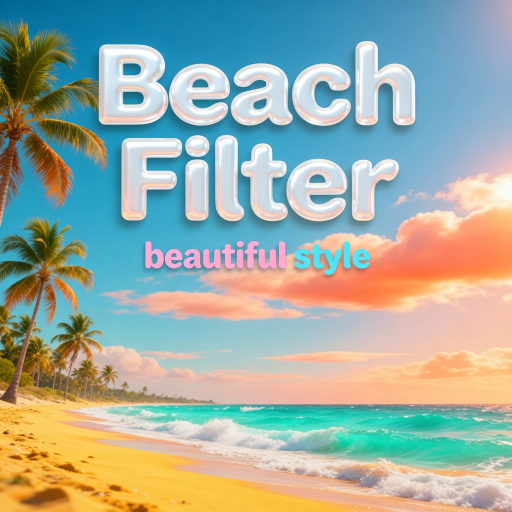 Beach Filter - Bikini - Woman - Kling v3