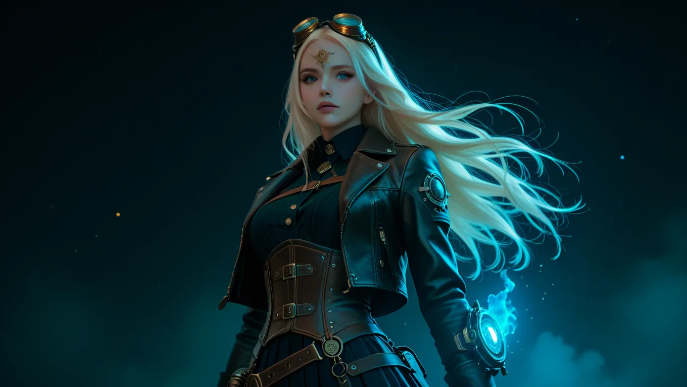 Personaje Steampunk Fantástico
