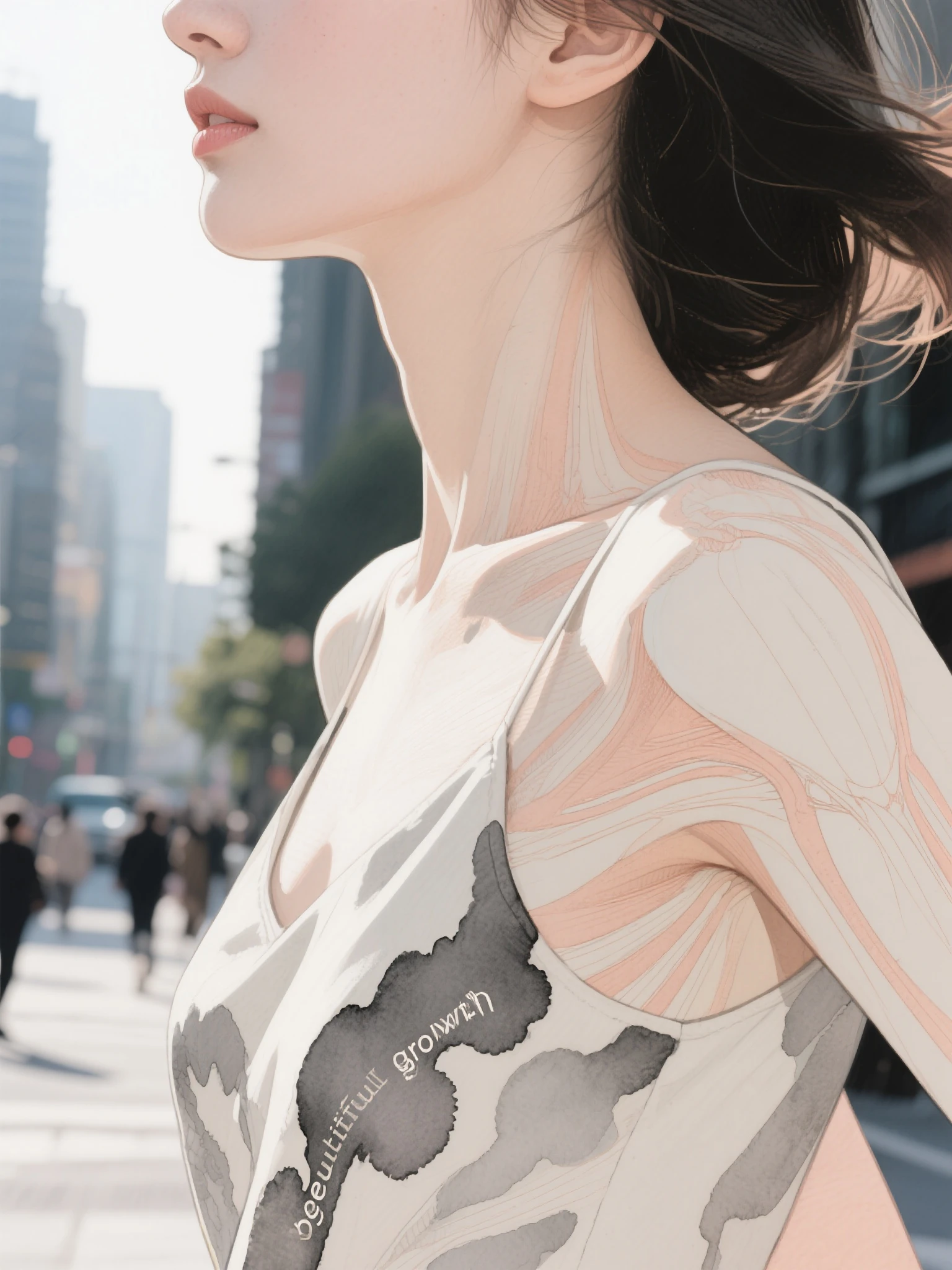 the beautiful growth, the beautiful skin