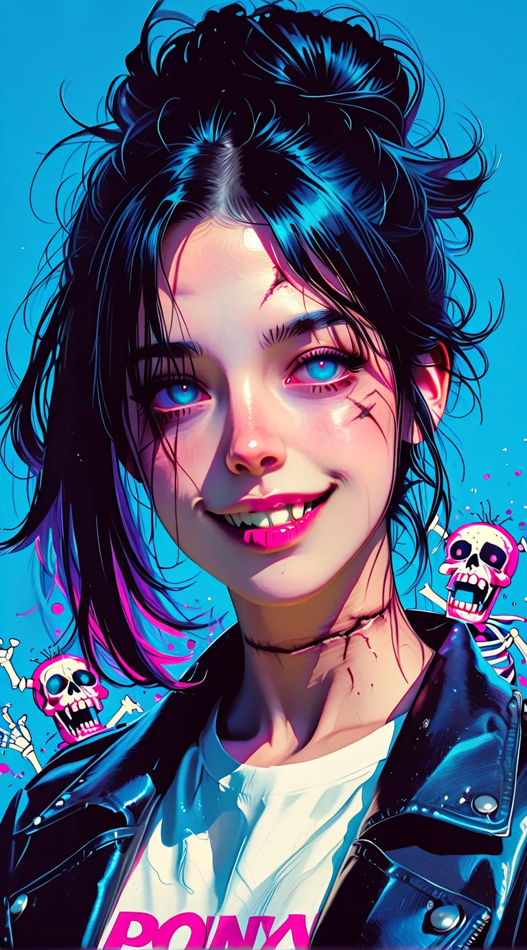 Ilustración Pop Art Zombie