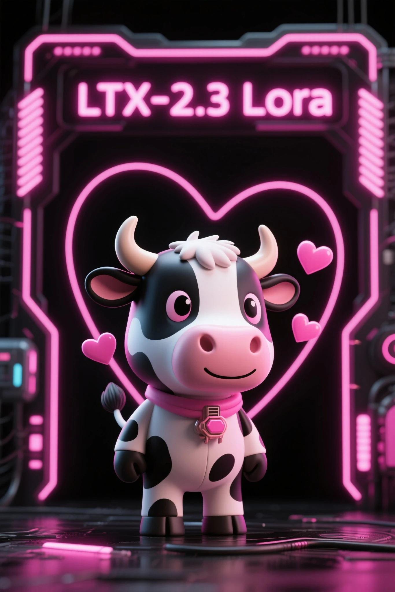 LTXV 2.3 - I2V Cow and non binary  1
