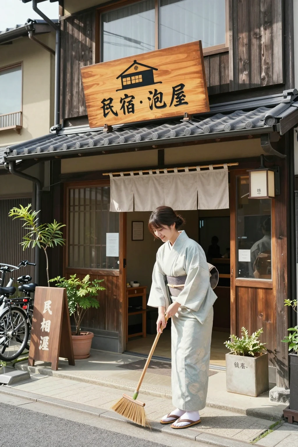 民宿です