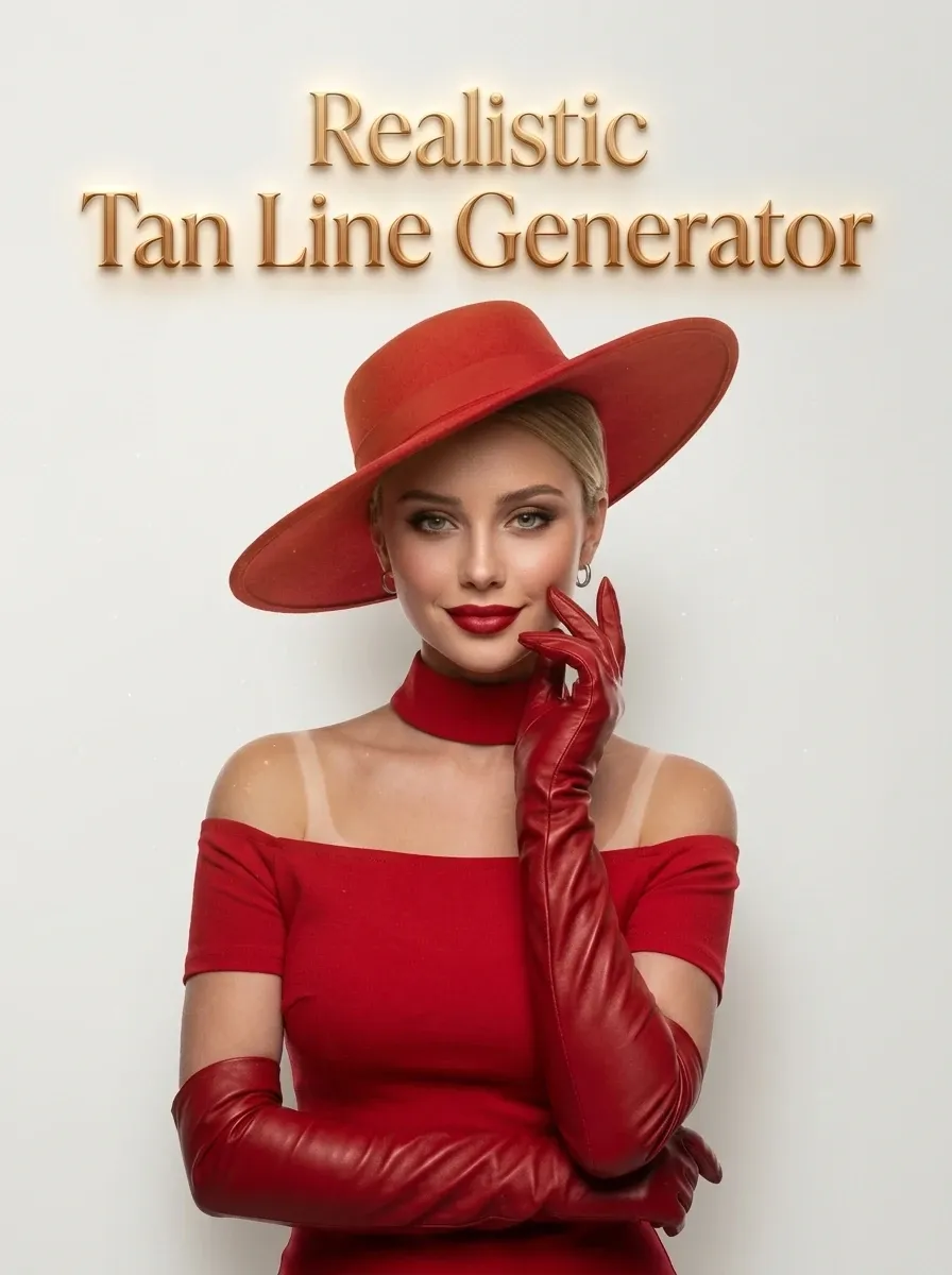 Gerador de marcas de bronzeado realistas