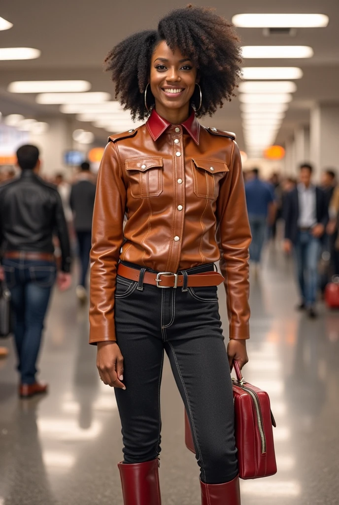 Cowhide Leather Shirt for FLUX V1GM