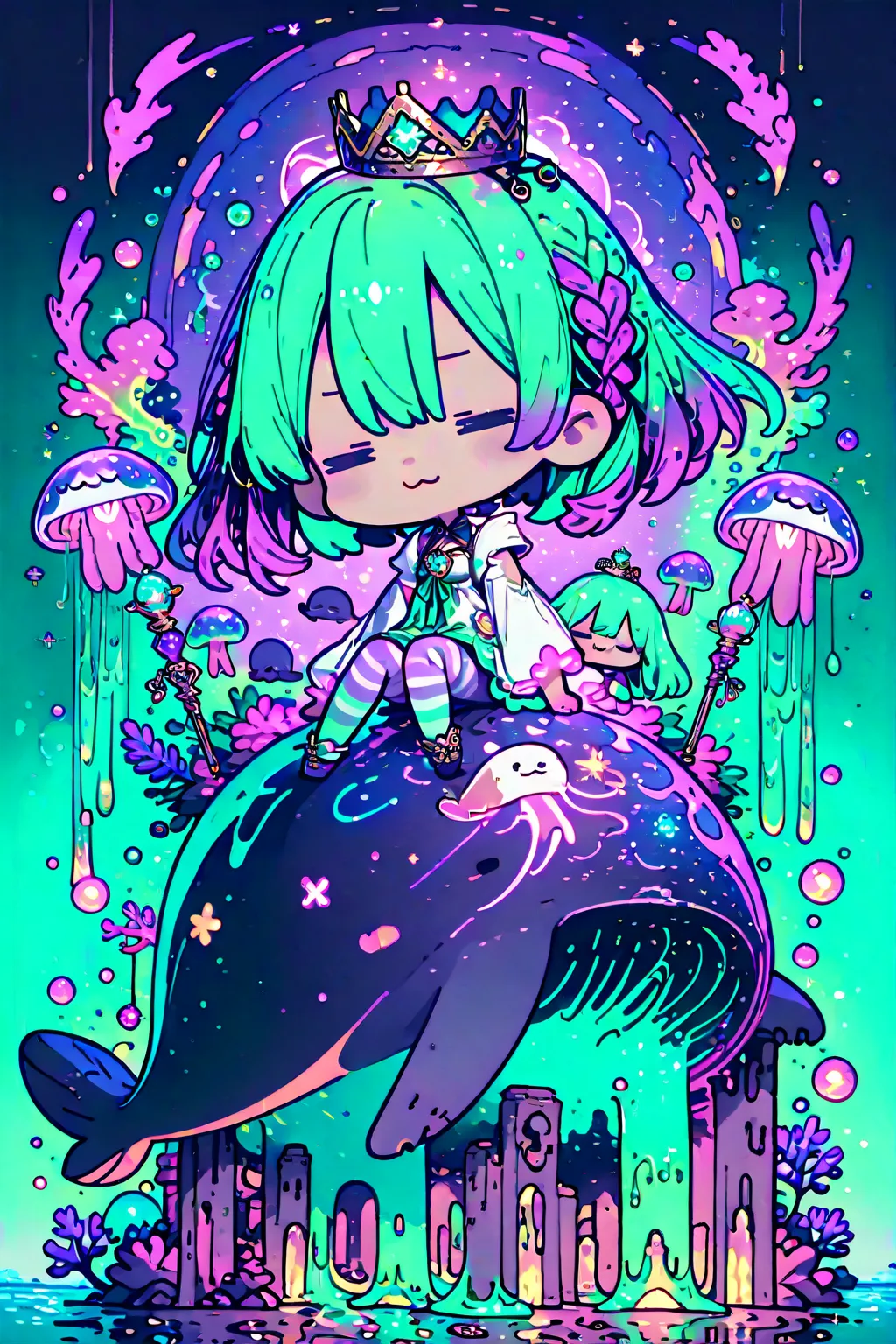 Chibi Fantasy Illustration Generator
