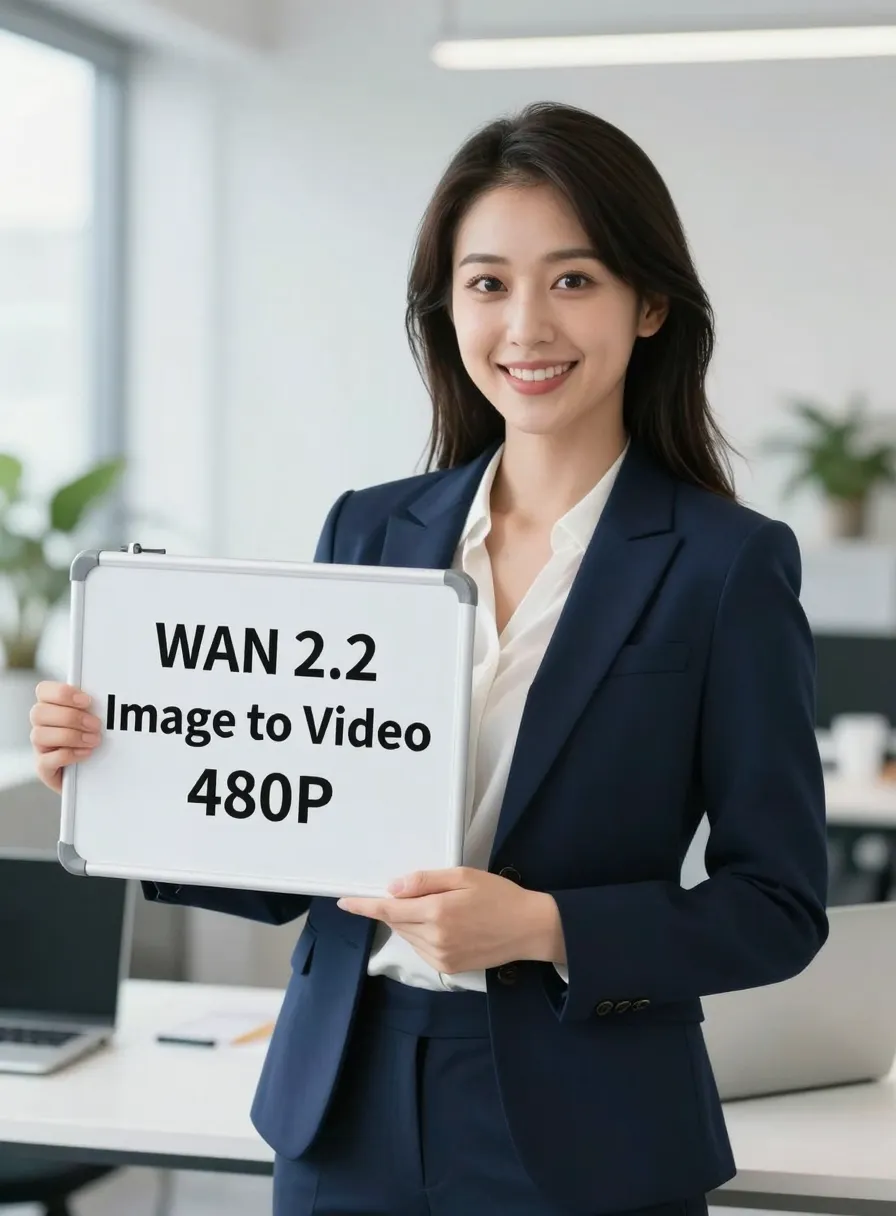 WAN 2.2 تحويل الصور إلى فيديو 480P