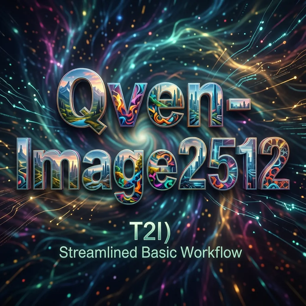 Qwen-Image2512 Temel T2I Akışı
