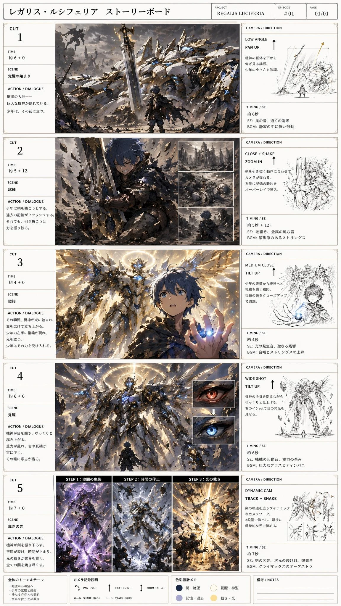 『レガリアの後継者 ～ストーリーボード＆設定資料集～』