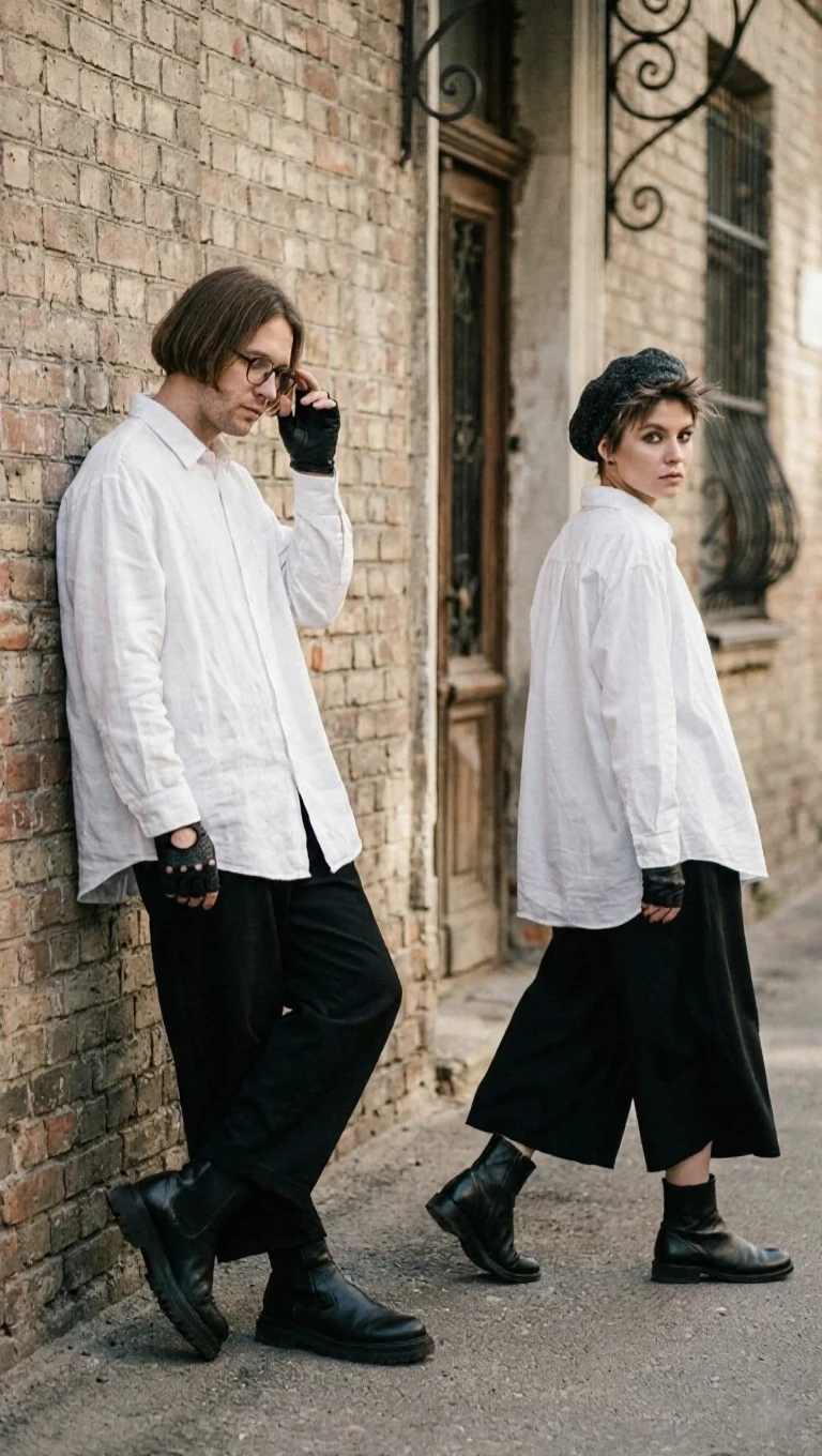 The White Shirt Duo