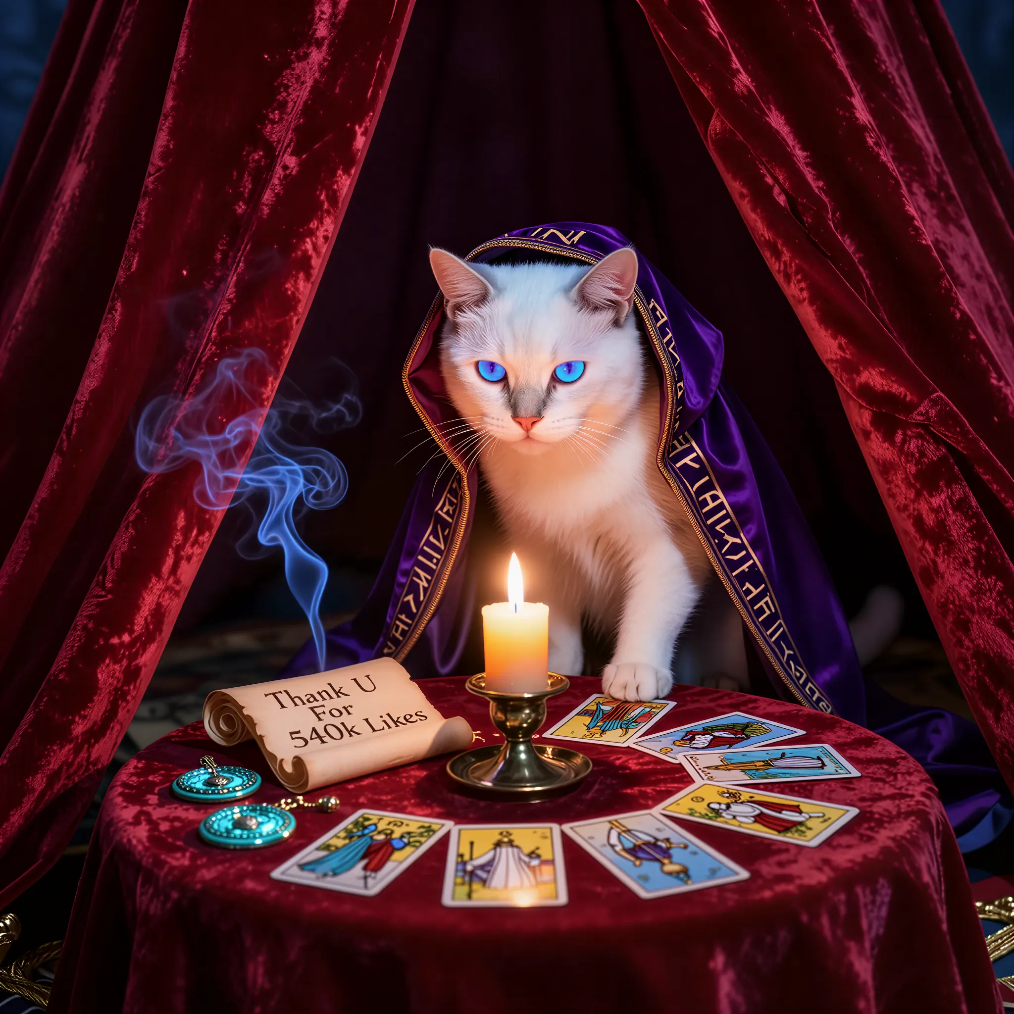 Thank U For 540k Likes: My cat is a fortune teller now 🔮