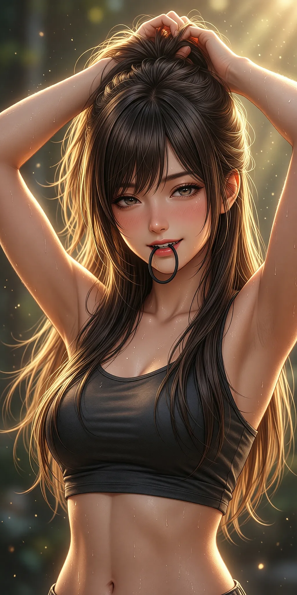 Tie Hair with Nature's Beauty