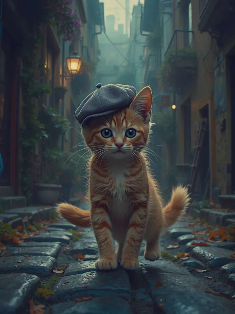 フラックス創造猫イメージ生成
