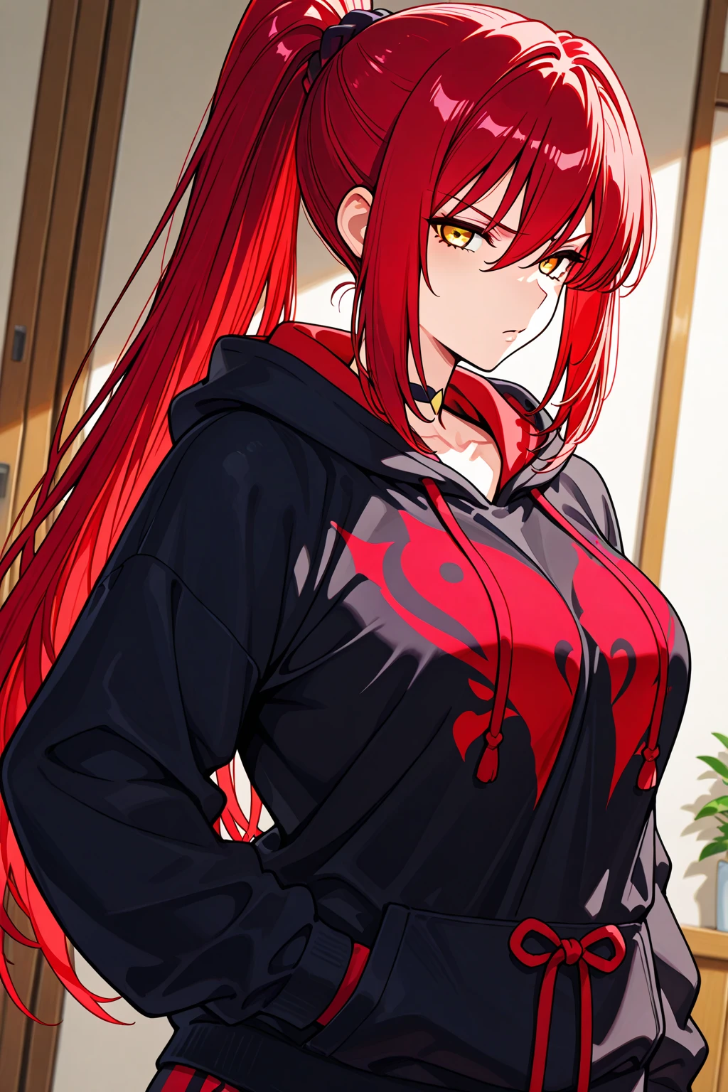 Shimesugaki, mesugaki,oda_nobunaga_(sengoku_otome), red hair