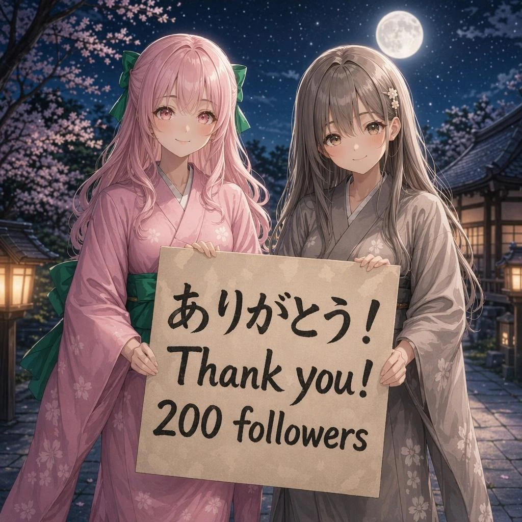 Thank you! 200 followers!