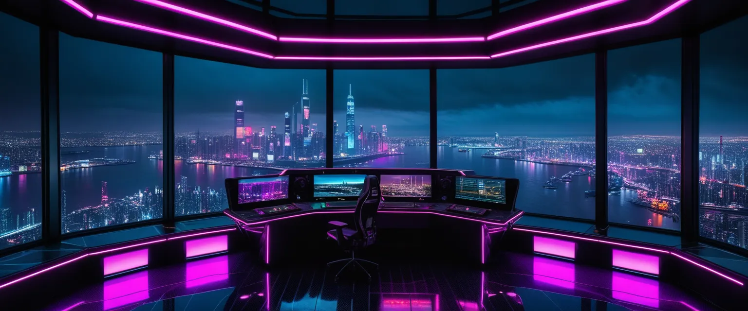 Detalhamento Futurista de Ambientes