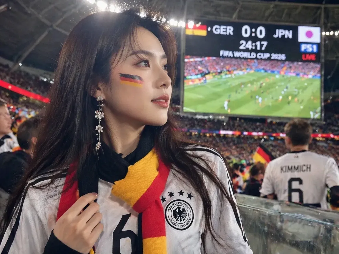 Portraits | Cinematic portraits of German national team fans at the World Cup stadium