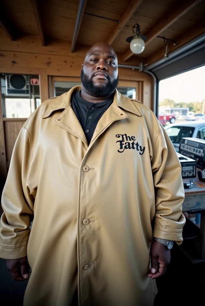 Biggie Smalls Leather Trenchcoat (Jay Boogie Mfr) V1GM