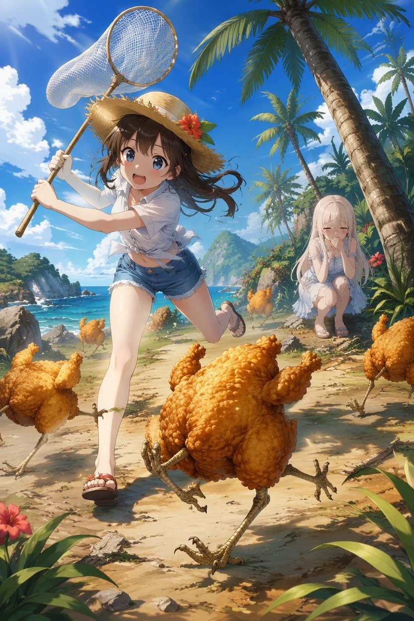 待て待て、フライドチキン～！