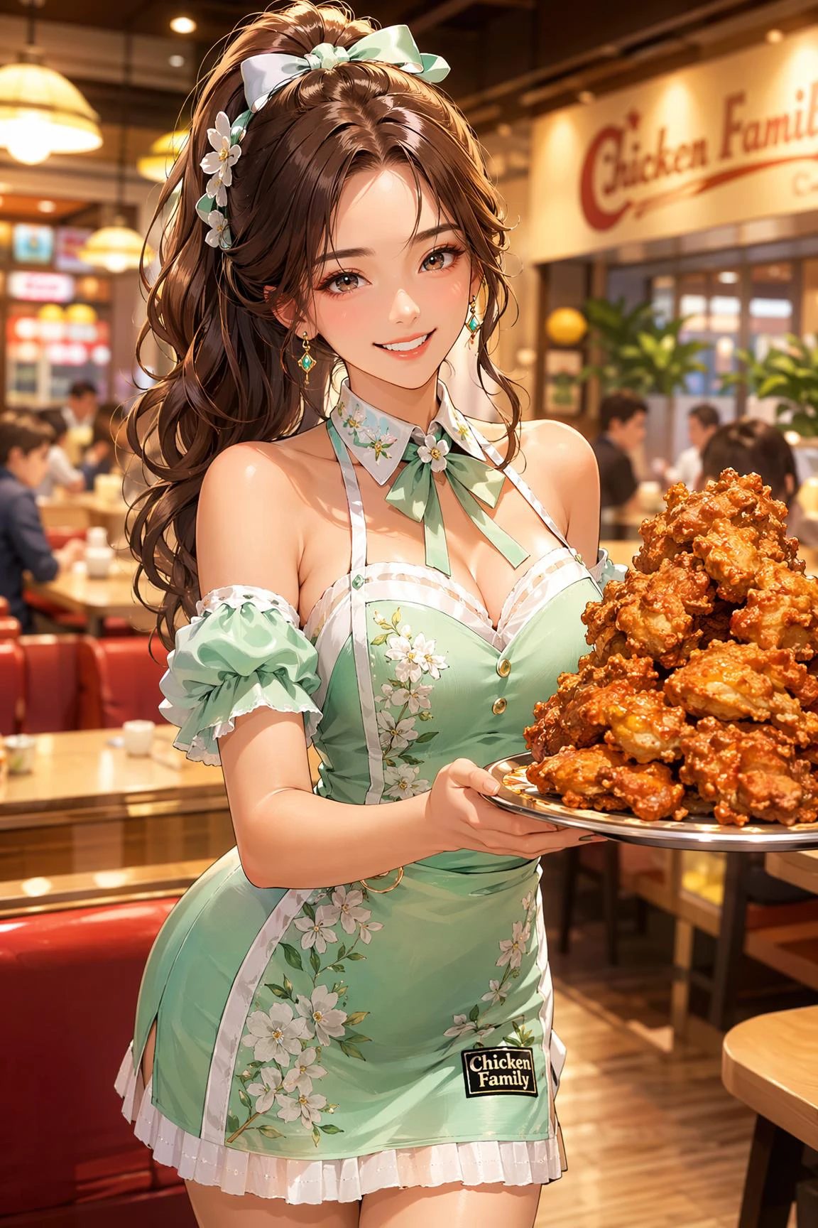 フライドチキンチャレンジ　この山盛り唐揚げ、美味しすぎる🤤