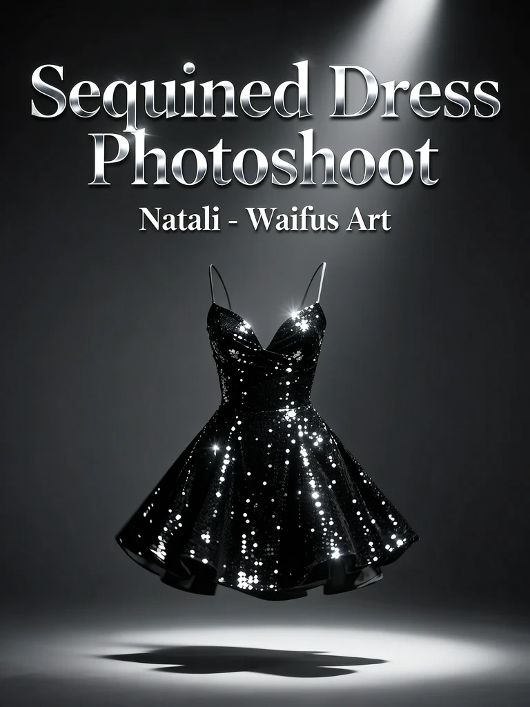 Photo Shoot Filter - Sequin Dress - Clothing Control - Woman