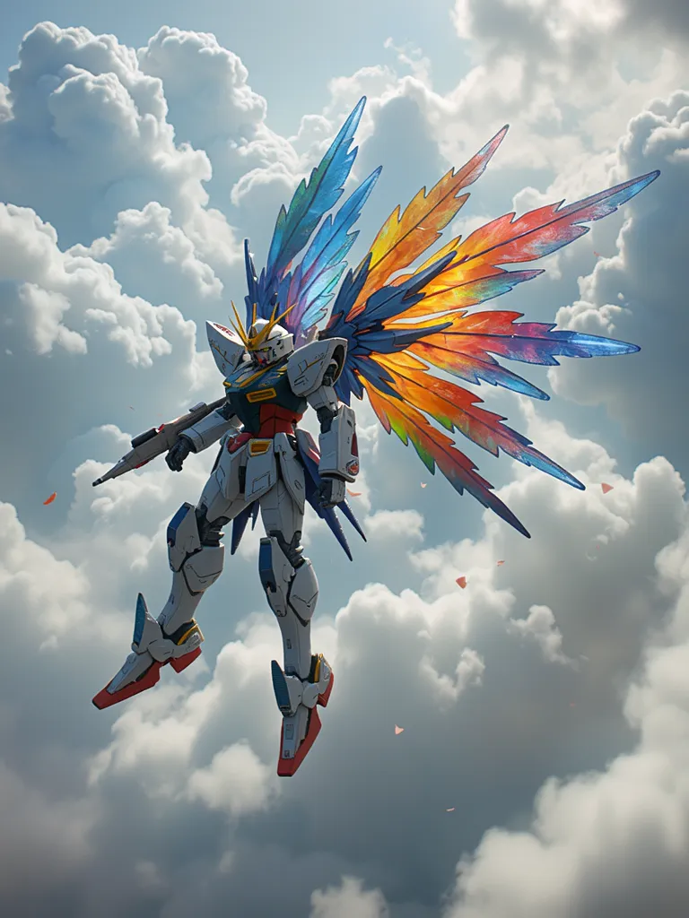 虹色ウィングガンダム生成