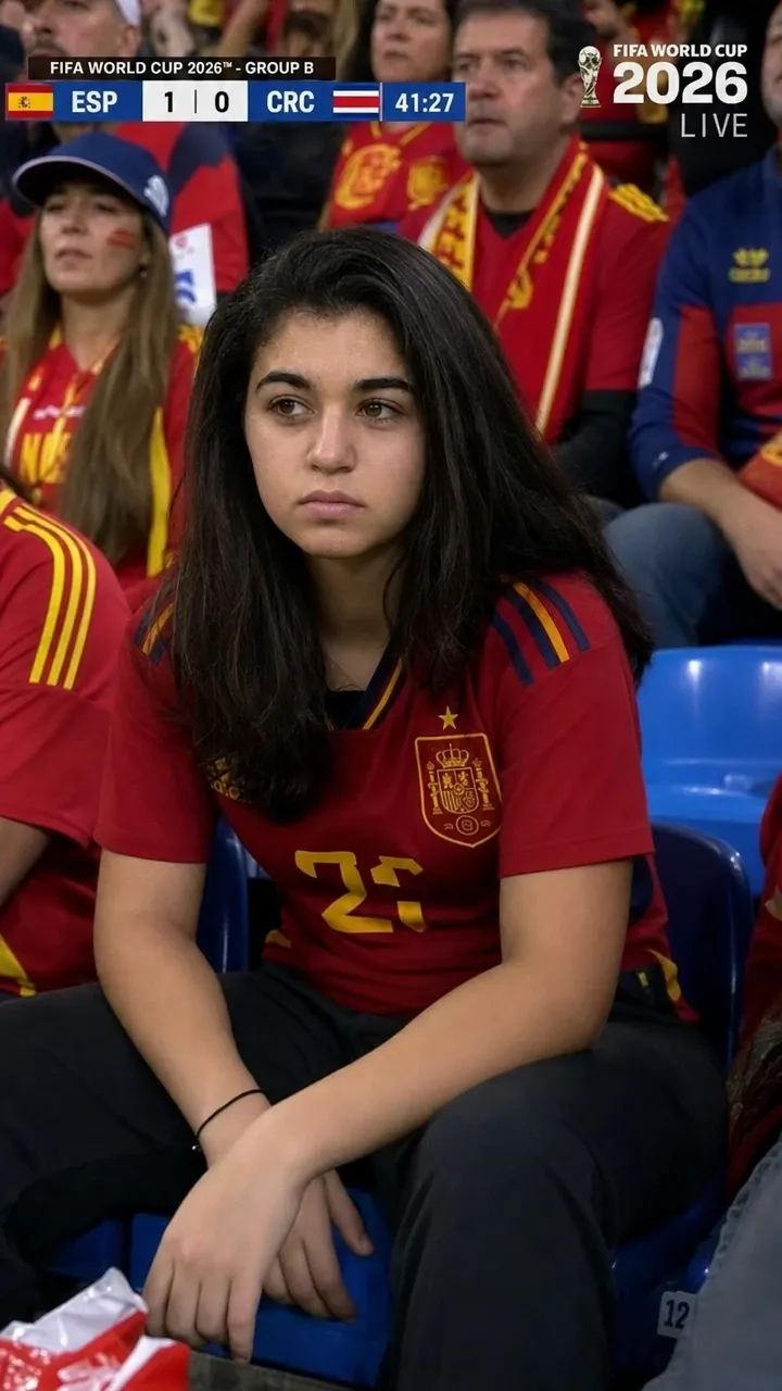 Chica aficionada al fútbol