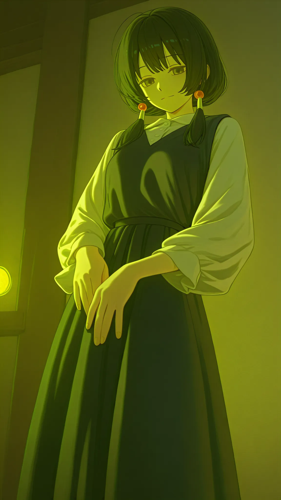 Anime Portrait with Uncanny Atmosphere