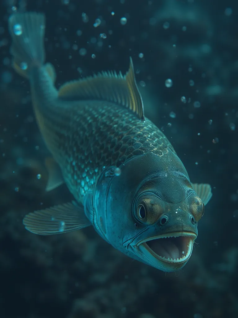 深海リアル魚生成Flux