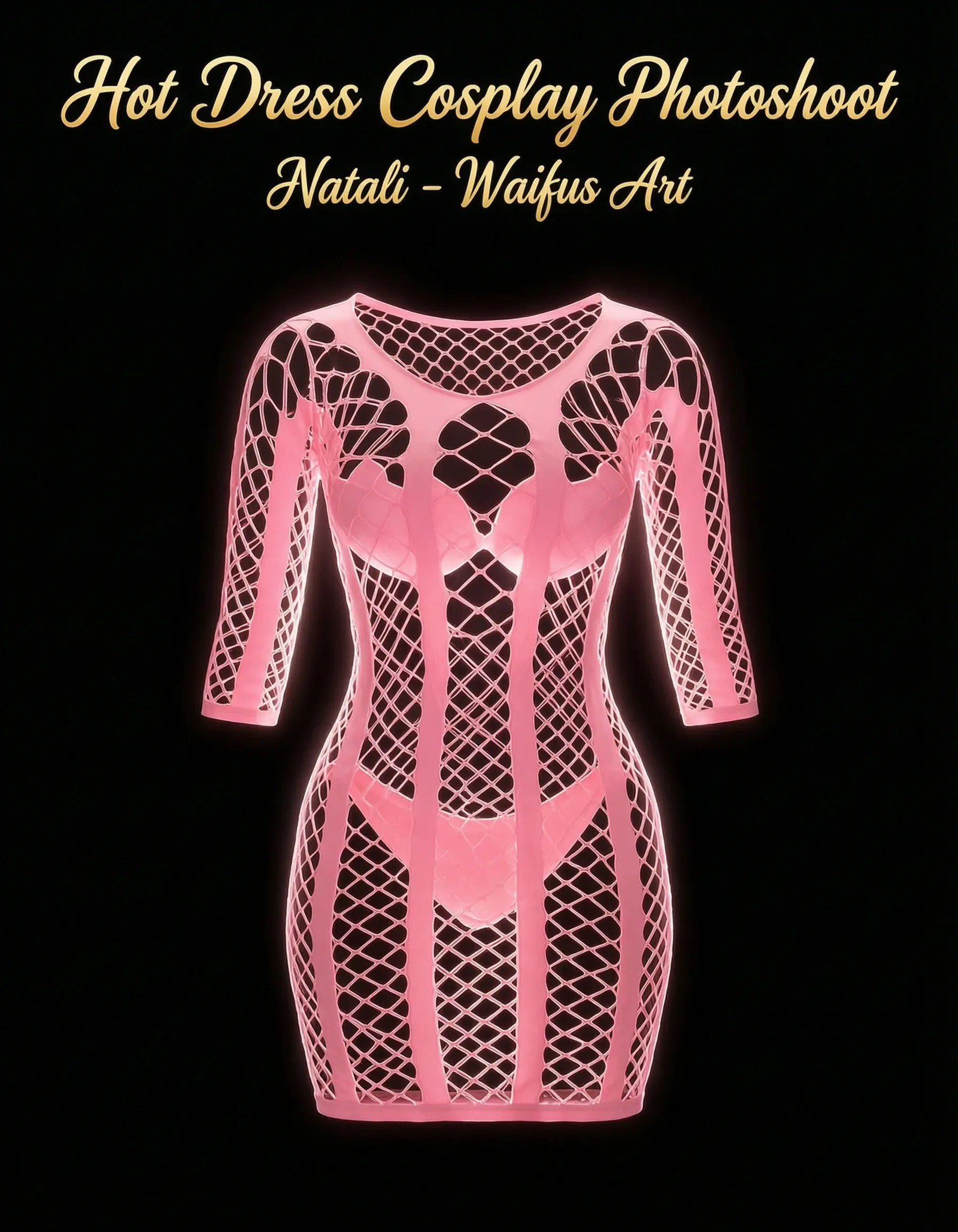 Photo Shoot Filter - Fishnet Dress +  - Woman