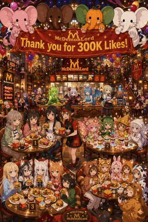 Thank you for 300K likes and favorites.