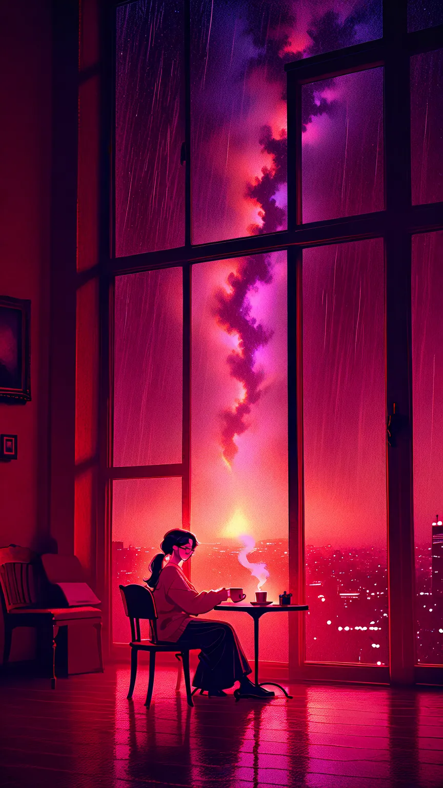 Atmospheric Slice-of-Life Art Generator