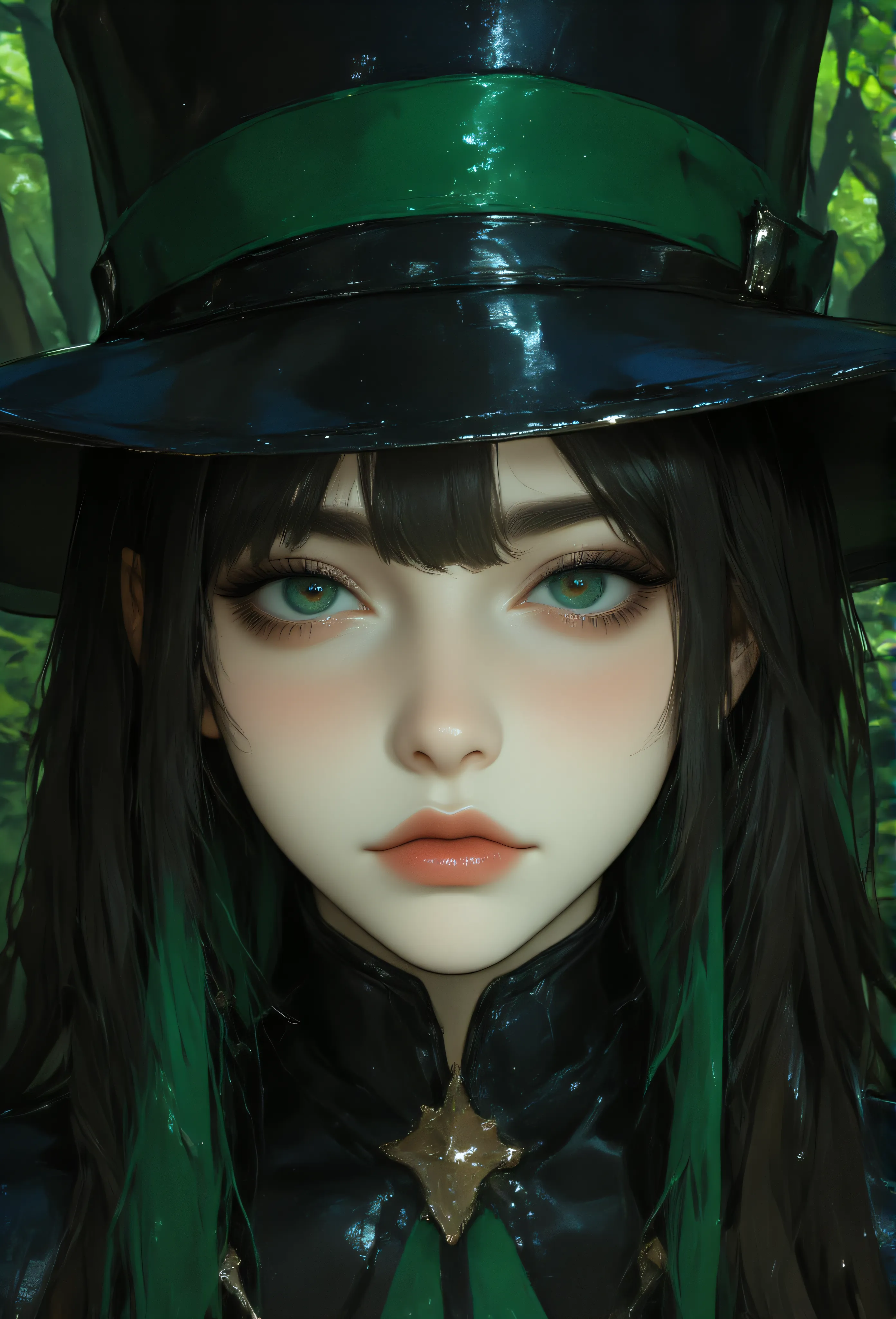 FLUX T2I Gothic Anime Portrait Generator