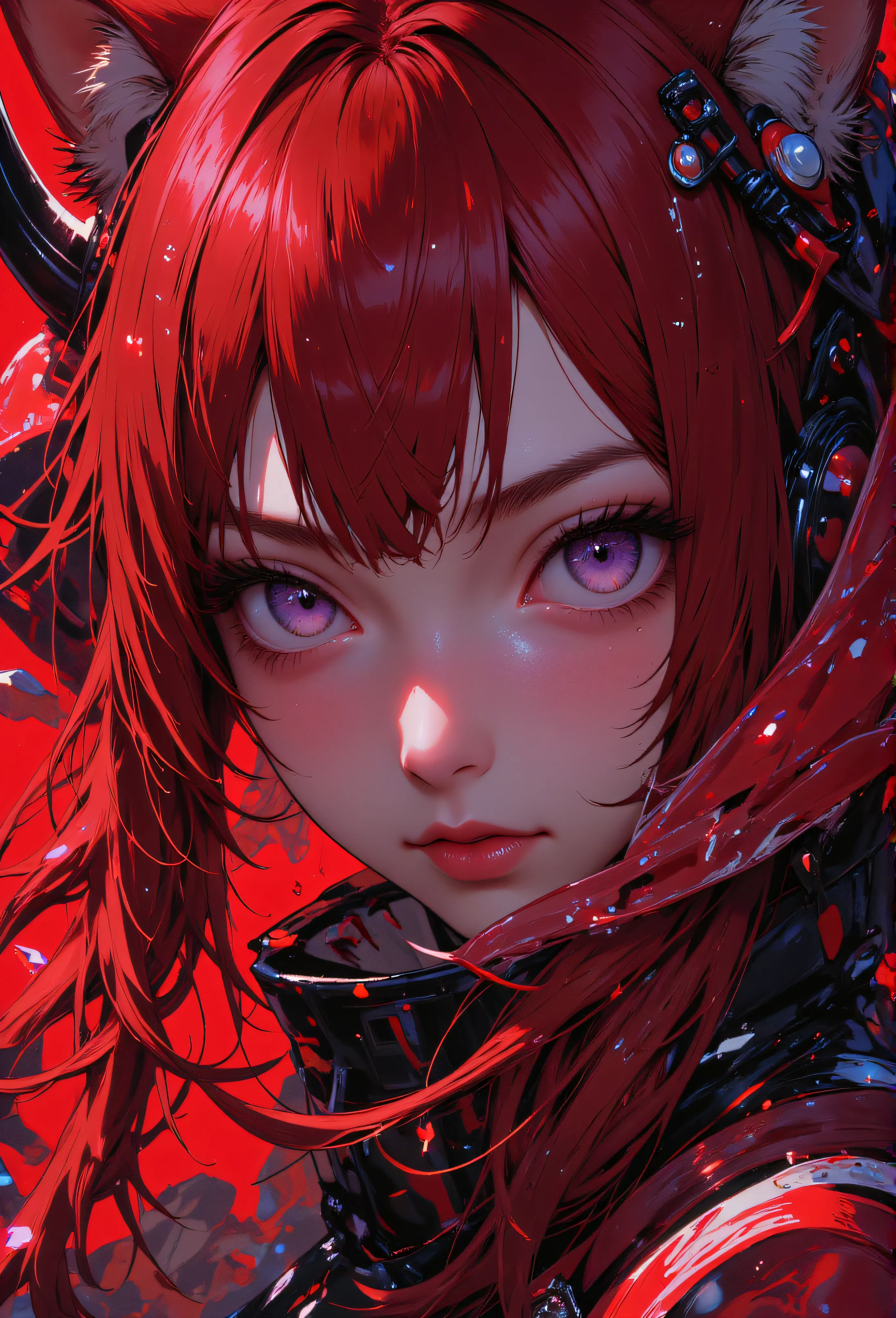 FLUX T2I Anime Catgirl Portrait 