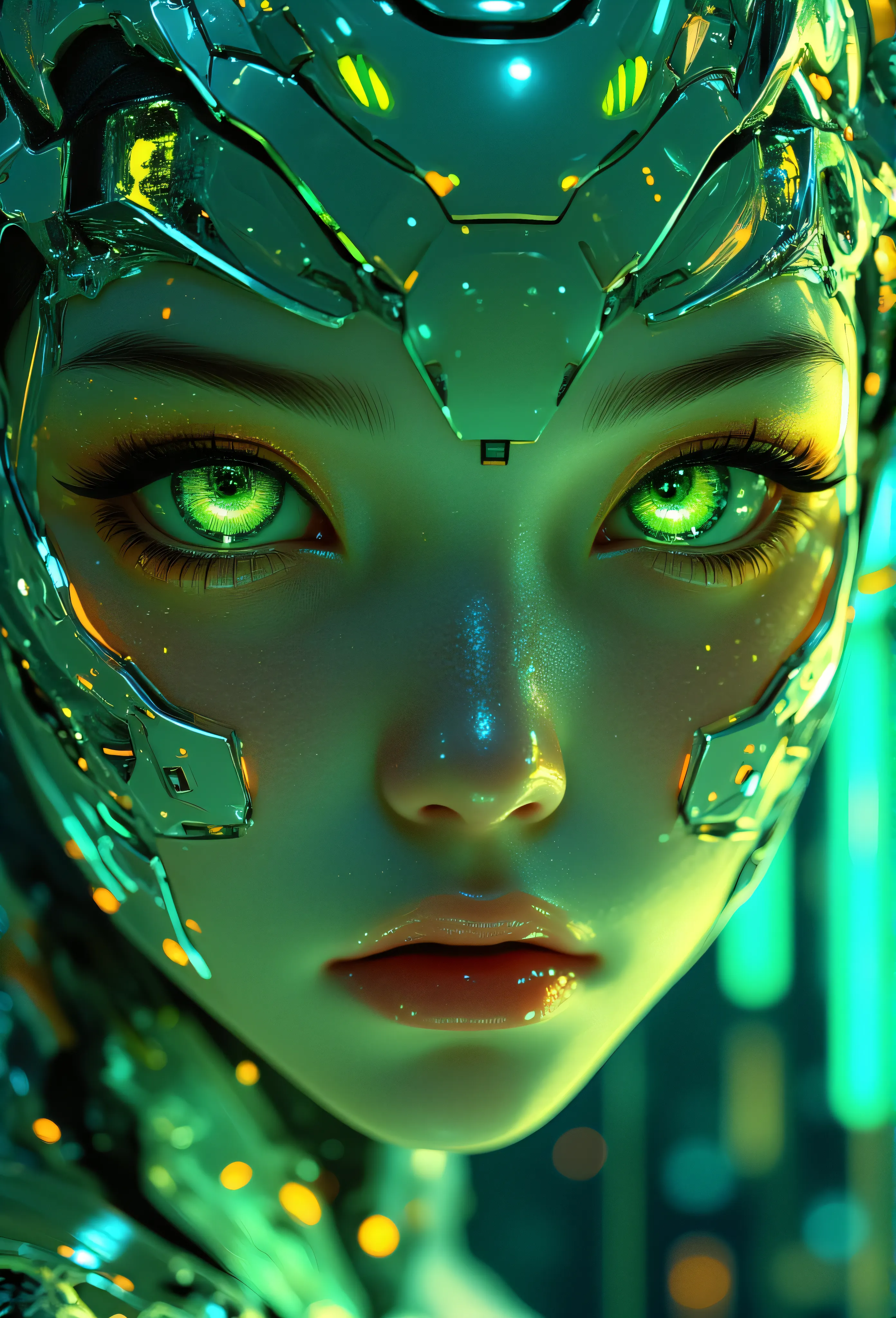 Flux AI Cyberpunk Portrait Generator