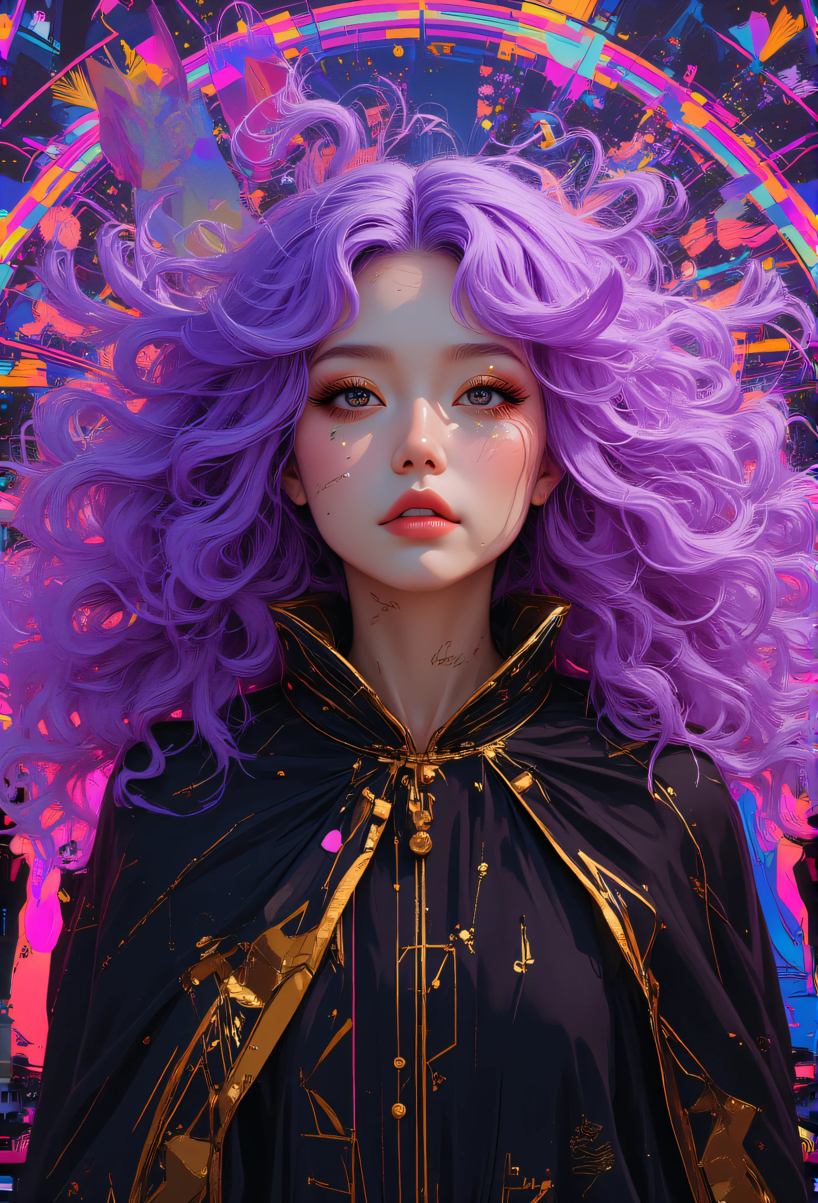 Cyber Glitch Portrait Generator