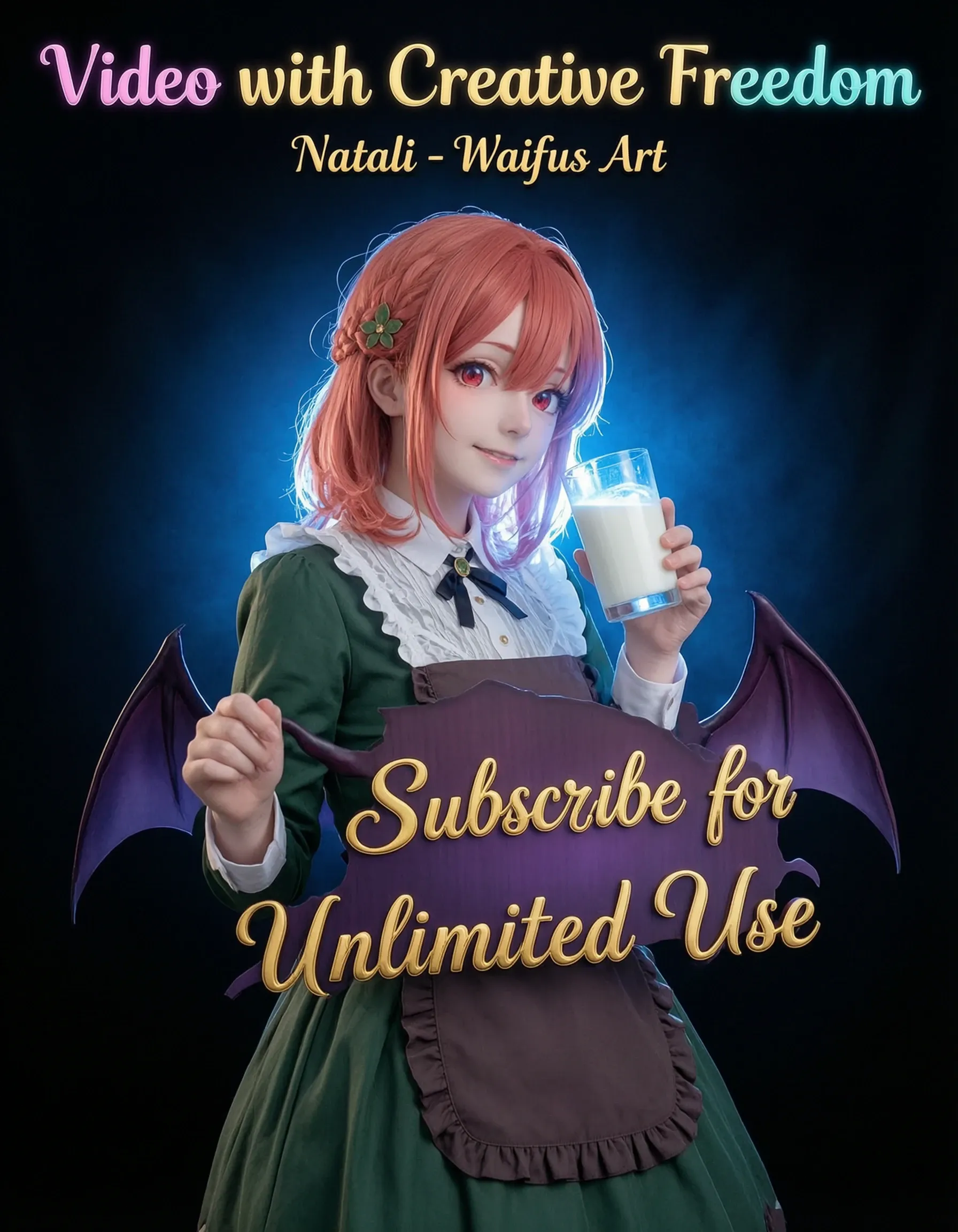 She-Devil Cosplay Video - Slime - Perfect - Natural - WAN 2.5 - Woman