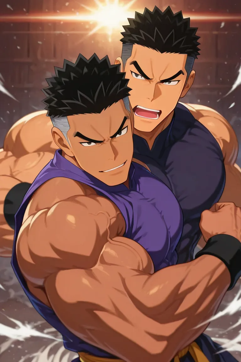 肌肉動漫角色生成