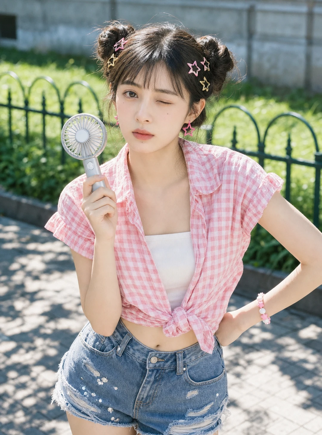 Summer Cutie | Youthful Park Candids in Japanese Film Style
