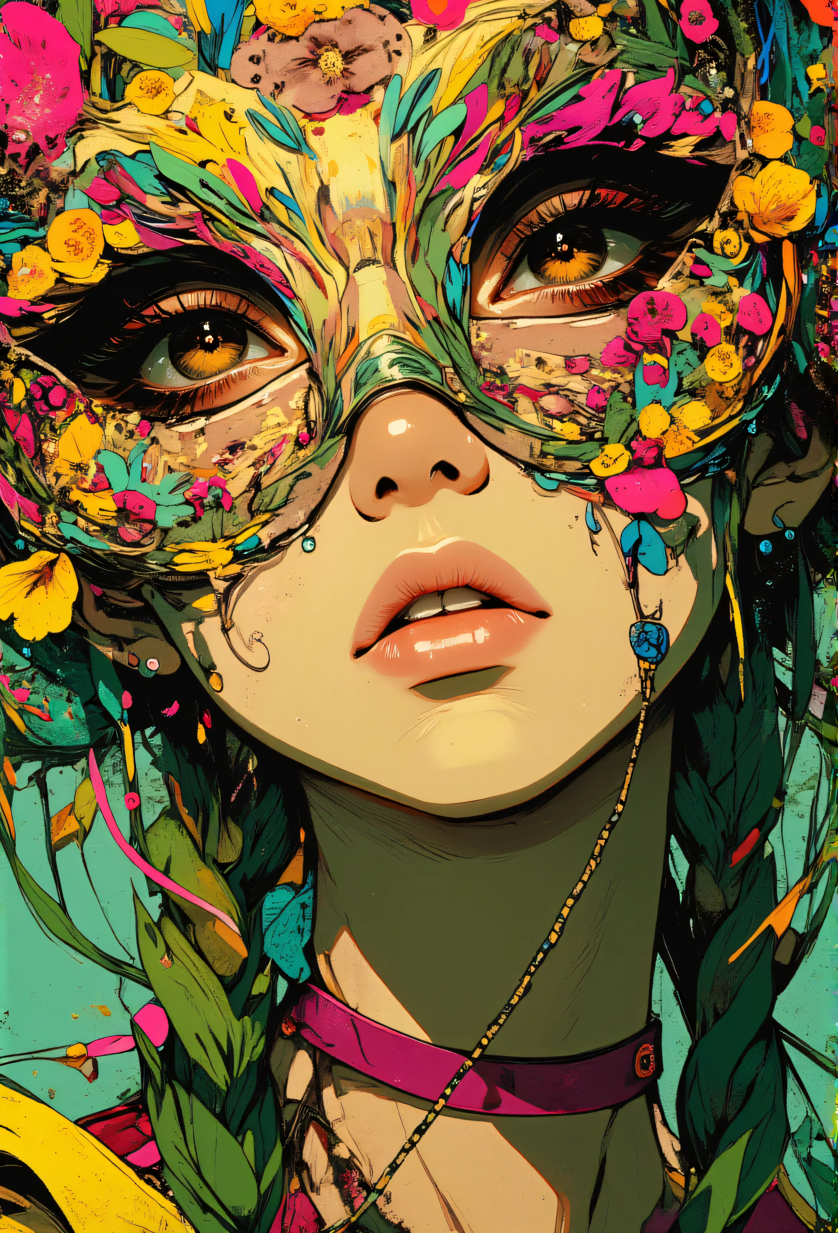 Botanical Artistic Portrait Generator