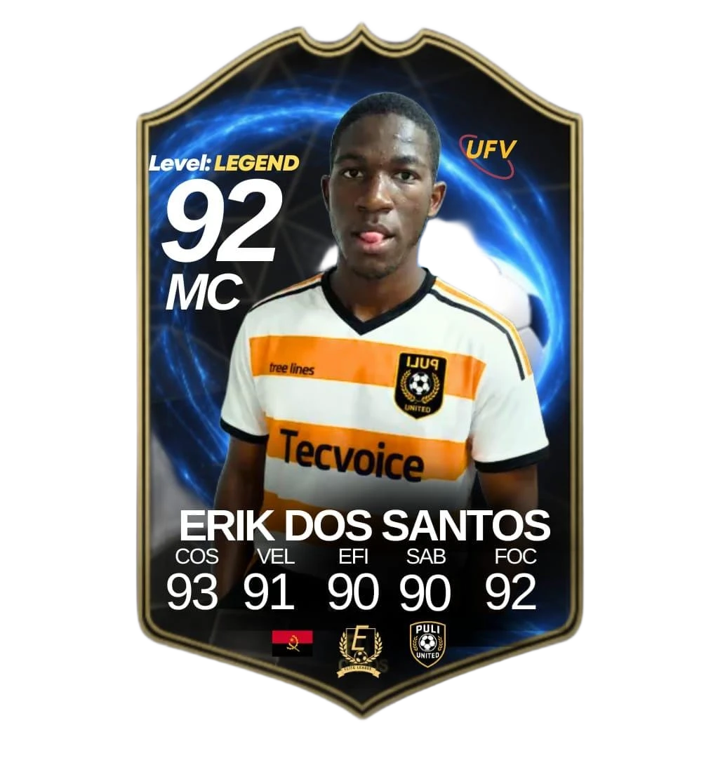 Card de Érik dos Santos