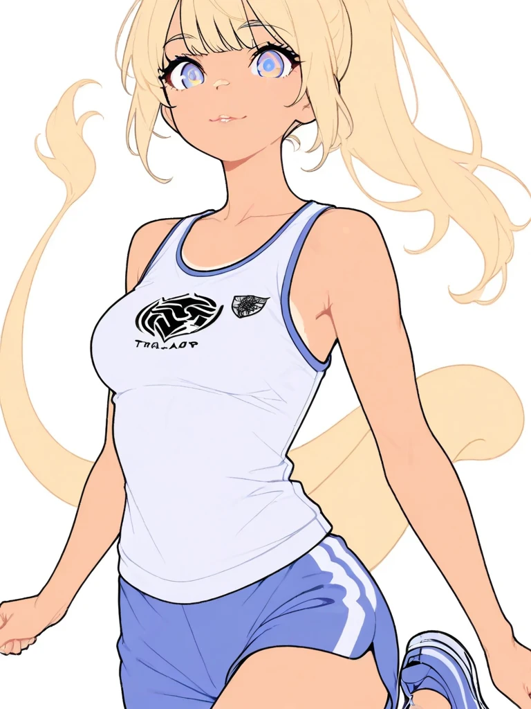 high blonde ponytail girl 1.0
