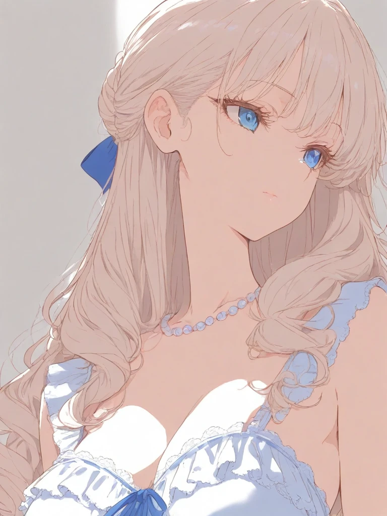 platinum blonde hair　　｜　OC: Alicia Blanc 0.5