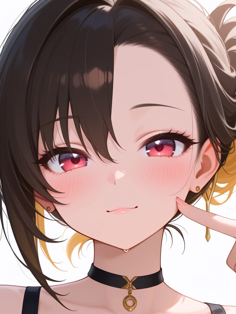 ツンツン (poking) a